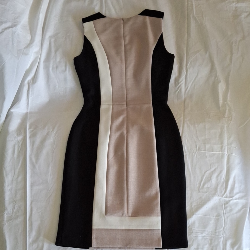 White House Black Market Colorblock Midi Dress - Picture 8 of 8